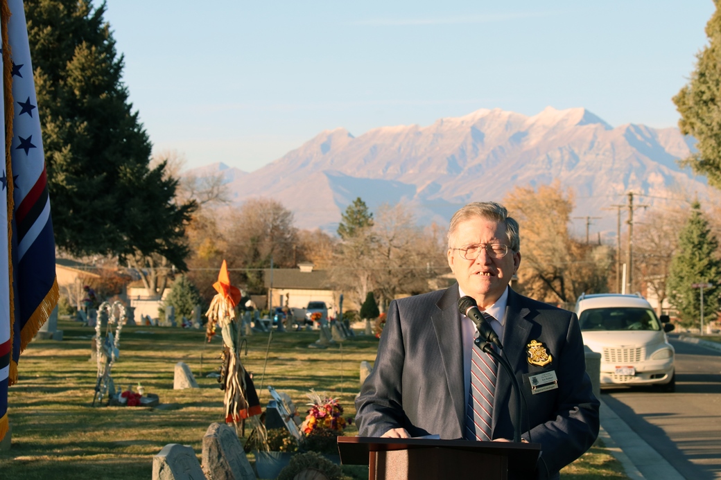 Charles Barney Grave Marking 2017.11.11 14